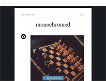 Tablet Screenshot of blog.monochrome.pl