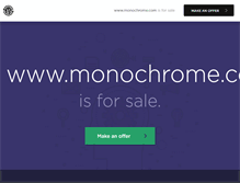 Tablet Screenshot of monochrome.com